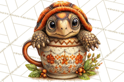 Cozy Coffee Shop PNG Clipart, Cute Barista Clip Art Cafe PNG Product Image 2