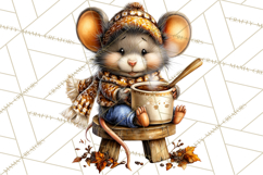 Cozy Coffee Shop PNG Clipart, Cute Barista Clip Art Cafe PNG Product Image 4
