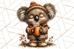 Cozy Coffee Shop PNG Clipart, Cute Barista Clip Art Cafe PNG Product Image 4