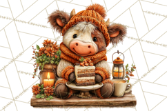 Cozy Coffee Shop PNG Clipart, Cute Barista Clip Art Cafe PNG Product Image 3