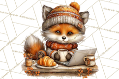 Cozy Coffee Shop PNG Clipart, Cute Barista Clip Art Cafe PNG Product Image 5