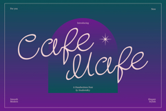 BRY Cafe Mafe - Handwritten Script Product Image 1