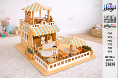 Coffee Shop Laser Cut | Dollhouse | Kids Laser |CNC Product Image 3