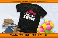 Cafeteria Crew SVG Funny School Kitchen Team Design Product Image 2