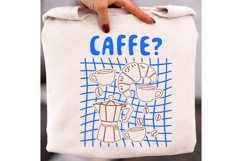 CAFFE Sublimation PNG, Coffee Lover Design Product Image 2