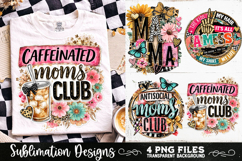 Trendy Mama PNG , Retro Collage Mama 4 Designs Sublimation Product Image 4