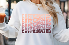 Caffeinated SVG, Retro Coffee SVG Product Image 1
