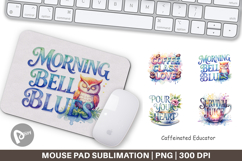 Caffeinated Educator Mouse Pad Product Image 1