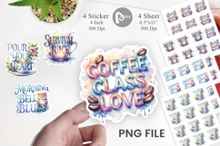 Caffeinated Educator Sticker Product Image 1