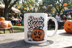 Caffeinated Retro Halloween Sublimation Product Image 7