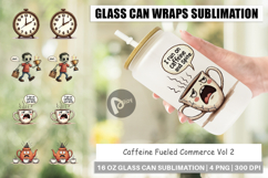 Caffeine Fueled Commerce Glass Can Product Image 1