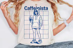 Retro Coffee Line Art Clipart, Funny Puns SVG | PNG | EPS Product Image 2