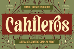 Cahileros - Bold Retro Display Serif Product Image 1