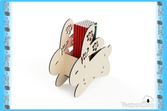 Decorative Rabbit-Shaped Box - Ideal for Desk Organization Product Image 2