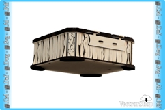 Laser Cut Love Box SVG DXF Digital File for Valentine's Day Product Image 7