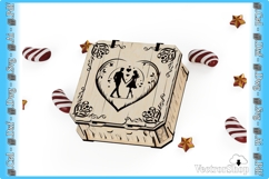 Laser Cut Love Box SVG DXF Digital File for Valentine's Day Product Image 13