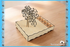 Decorative Tree Design Chest of Drawers - Ideal Template Product Image 1