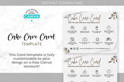 Editable Cake Care Card Template Printable Pdf Product Image 5