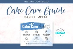Cake Care Guide Editable Template Product Image 1