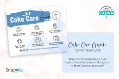 Cake Care Guide Editable Template Product Image 5