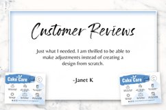 Cake Care Guide Editable Template Product Image 7