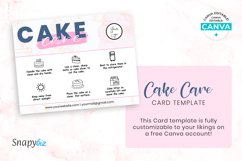 Cake Care Editable Card Printable Template Product Image 6