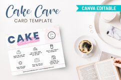 Cake Care Editable Card Printable Template Product Image 9
