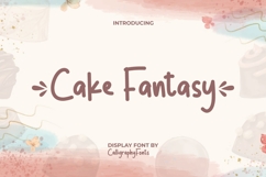 Cake Fantasy Font Product Image 1