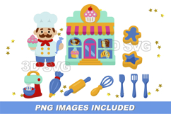 Baking Elements 3D SVG Product Image 3