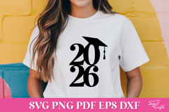 Class of 2026 Cake Topper SVG Product Image 4