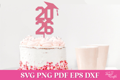 Class of 2026 Cake Topper SVG Product Image 5