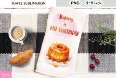 Funny Kitchen Quotes| Kitchen Towel Sublimation Product Image 1