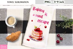 Funny Kitchen Quotes| Kitchen Towel Sublimation Product Image 1