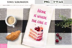 Funny Kitchen Quotes| Kitchen Towel Sublimation Product Image 1