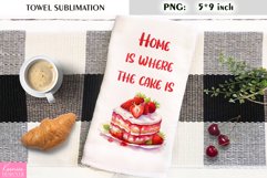 Funny Kitchen Quotes| Kitchen Towel Sublimation Product Image 1