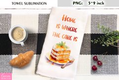 Funny Kitchen Quotes| Kitchen Towel Sublimation Product Image 1