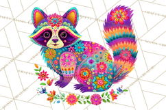 Calavera Critters Clipart, Dia de los Muertos Animals PNG Product Image 3