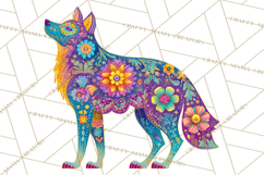 Calavera Critters Clipart, Dia de los Muertos Animals PNG Product Image 3
