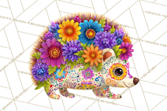 Calavera Critters Clipart, Dia de los Muertos Animals PNG Product Image 2