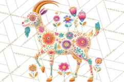 Calavera Critters Clipart, Dia de los Muertos Animals PNG Product Image 3