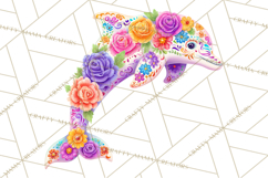 Calavera Critters Clipart, Dia de los Muertos Animals PNG Product Image 3