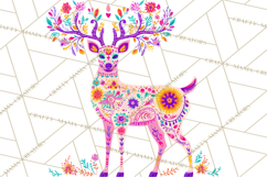 Calavera Critters Clipart, Dia de los Muertos Animals PNG Product Image 5