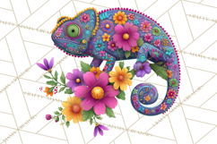 Calavera Critters Clipart, Dia de los Muertos Animals PNG Product Image 2
