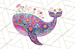 Calavera Critters Clipart, Dia de los Muertos Animals PNG Product Image 5