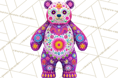 Calavera Critters Clipart, Dia de los Muertos Animals PNG Product Image 2
