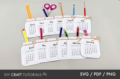 2026 Calendar SVG | Desktop Calendar Template Product Image 2