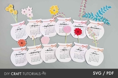 2026 Printable Calendar SVG Bundle | 3 Calendar Designs in 1 Product Image 2