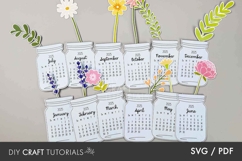 2026 Printable Calendar SVG Bundle | 3 Calendar Designs in 1 Product Image 3