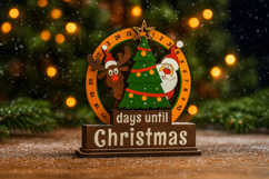 Christmas Countdown Calendar - Santa &amp; Reindeer Advent Product Image 4