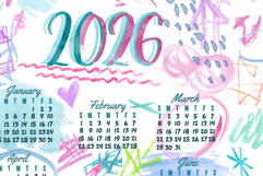 Scribble Calendar 2026 Product Image 2